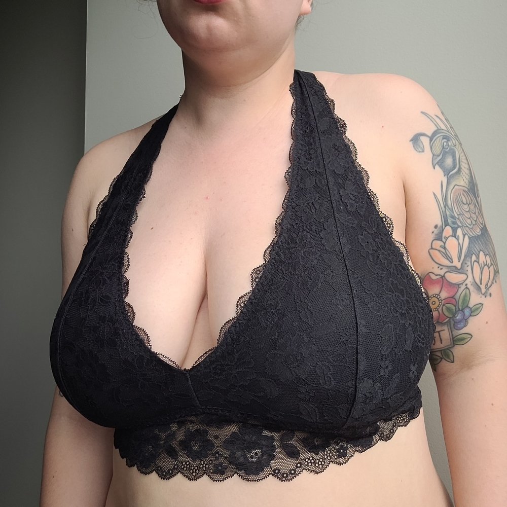 Black XL Lace Bralette